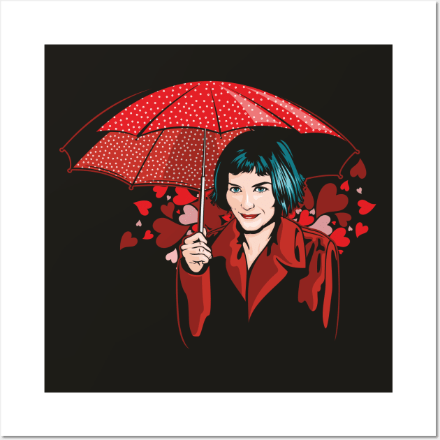 Amelie Wall Art by Jamie Lee Art